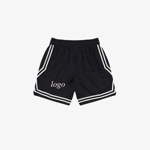 Mesh <b>Short</b> Custom Logo Polyester Breathable Above The Knee <b>Men</b> 5 Inch Inseam Double Layer Custom Mesh <b>Shorts</b> With Pockets - Product Image 3