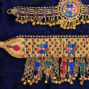 Joyería Tradicional Afgana Hecha a Mano en Latón, Accesorio de Moda Étnico Tribal, para Mujeres, Fiestas, Festivales, Bodas - Product Image 5