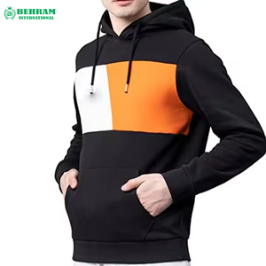 Sweat-shirts à capuche de haute qualité en molleton 100% coton / French Terry, coupe classique, respirants, séchage rapide, pour l'hiver, style streetwear - Product Image 2