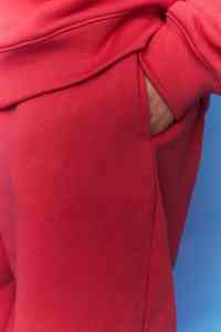 Conjunto de Sudadera y Pantalones Deportivos de Algodón 100% Estampado, Cuello Redondo, Estilo Desgastado con Parches, Lavado Ácido, para Invierno, Venta al Por Mayor - Product Image 5