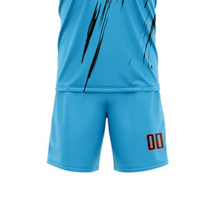 Maillots de football en gros, uniformes de football personnalisés pour équipe, t-shirts d'entraînement en polyester à séchage rapide, vêtements de sport respirants, unis et vierges - Product Image 6