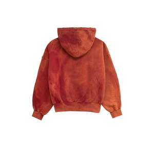 Sweat-shirt tendance à logo personnalisé imprimé, délavé, décontracté, 100% tissu, délavé au soleil, effet délavé à l'acide, sweat-shirt surdimensionné unisexe - Product Image 6