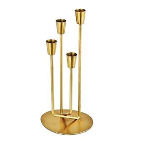 Candelabros simples de metal de una sola cabeza para Bodas de Pascua Navidad disponibles a bajo precio - Product Image 5