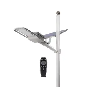 High Quality Super Bright Solar LED Street Light 25W Remote Control Outdoor Lighting Aluminum Waterproof