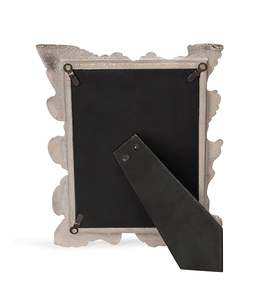 Marco de fotos de aluminio Royal Ruvee Silver Metal para decoración de mesa de hogar y oficina 5x7 pulgadas (plata, paquete de 1) - Product Image 2