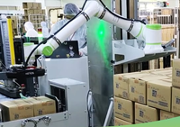 Robots collaboratifs légers à 6 axes avec moteur et boîte de vitesses, cobots faciles à programmer pour ligne d'assemblage, vitesse de 3 m/s, indice de protection IP65