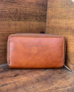 Nouveau Style Vente Chaude Véritable À La Main Crunch En Cuir Petit Portefeuille Élégant Décontracté En Cuir Pleine Fleur Chic Mignon Embrayage Pour Les Femmes - Product Image 4