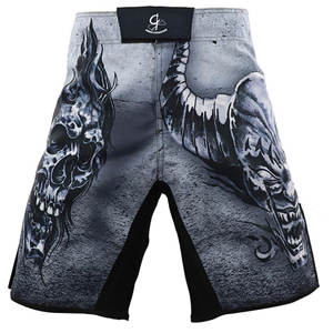 Shorts de boxe MMA personnalisés confortables en élasthanne/polyester de qualité supérieure à prix compétitif pour hommes avec marque privée - Product Image 1