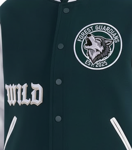 Veste universitaire anglaise ancienne pour hommes classique Letterman Bomber col montant Logo avant 100% coton Style Streetwear - Product Image 5