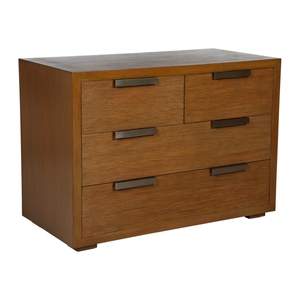 Grain-wrap Walnut Vanity - Product Image 3