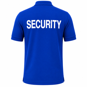 Polo de sécurité unisexe de haute qualité à manches courtes, col côtelé, couleur unie, personnalisable, toutes saisons - Product Image 2