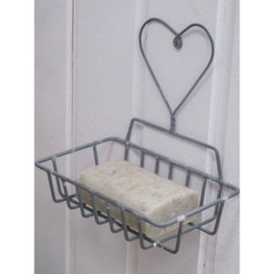 Nouveauté Porte-savon en fer forgé en finition grise Parfait pour les hôtels, les villas et les maisons Utilisation dans les salles de bain Porte-savon - Product Image 1