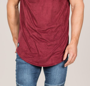 Custom Screen Print <b>Men's</b> Baseball Style <b>T</b>-<b>Shirt</b> Heavyweight 230gsm 100% Cotton with <b>Curve</b> <b>Hem</b> Screen Printed <b>T</b>-<b>Shirt</b> - Product Image 4