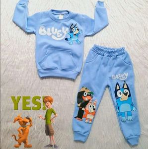 Sudadera Deportiva de Invierno Personalizada para Niños, Sudadera con Capucha de Algodón Bordada, Chándal para Niños y Niñas, Diseño de Patrón Sólido - Product Image 2