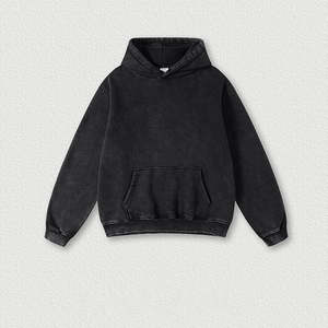 Produttore di <span class=keywords><strong>Abbigliamento</strong></span> Maschile su Misura, Felpa con Cappuccio, Streetwear Pesante, Felpa con Cappuccio di Alta Qualità Effetto Invecchiato - Product Image 3