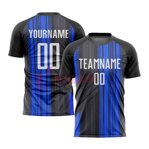 Conjunto de uniforme de fútbol con sublimación completa, camiseta con logotipo de diseño personalizado para hombres y mujeres, jugadores de fútbol juveniles - Product Image 6