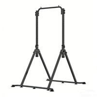 Station de musculation horizontale en acier robuste avec barre de traction réglable pour exercices à domicile 180CM