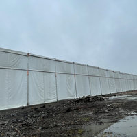Auvent extérieur en PVC de 15m pour atelier, stockage industriel personnalisé, tente en toile étanche pour entrepôt pour événements