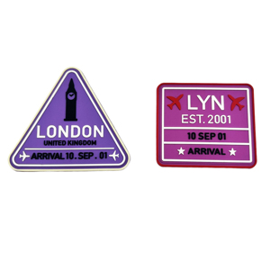 Écussons en caoutchouc PVC écologiques à coudre, couleur et logo personnalisés, faible MOQ 50 pièces, forme alphabet, étiquettes tactiques pour sacs, en vrac, souvenirs du Royaume-Uni - Product Image 5