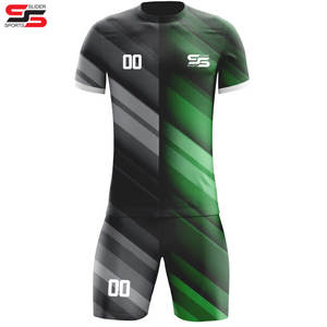 Vente en gros de maillots de football pour hommes personnalisés kit de football en polyester à séchage rapide avec de nouveaux uniformes pour vêtements de sport d'été - Product Image 5
