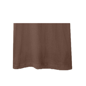Camiseta Larga de Manga Media con Cuello Redondo para Mujer, Talla Grande, 100% Algodón Orgánico, Transpirable, Ecológica, Informal, Color Marrón - Product Image 4