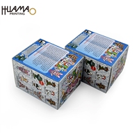 Boîtes pliantes de luxe écologiques avec revêtement, conception personnalisée, pour emballage de jouets mystères et articles de collection, édition limitée, vente en gros