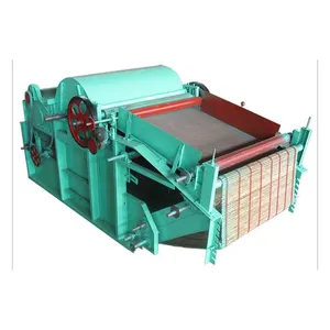 Mesin daur ulang limbah tekstil/katun/pakaian/membuka dan mesin pembuat bahan benang karding