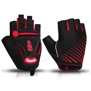 Gants de cyclisme en cuir écologiques de qualité supérieure, fabriqués en usine, vente en gros, prix abordable - Product Image 1