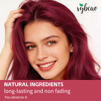 Crème Colorante Capillaire Végétale à Base de Plantes Teinte Rouge Intense Fo Ti Complexe Botanique d'Aloe Coloration Permanente Douce Teinte Vibrante Anti-décoloration
