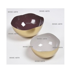 Bol de service alimentaire en fer de la meilleure qualité, design simple, forme ronde, bol décoratif pour aliments, provenant du fabricant en Inde - Product Image 4