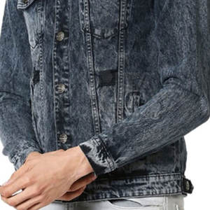 Veste en jean sur mesure pour hommes, disponible en différents styles, tailles et couleurs pour la vente en gros - Product Image 6