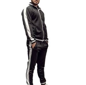 Chándal transpirable de alta calidad para hombre, chándal de 2 piezas para hombre, chándal cómodo informal con logotipo personalizado para hombre, chándal con cremallera - Product Image 6