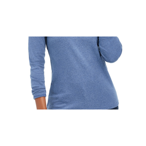 Maglia da donna Karen Scott in cotone con collo alto, taglia XL, blu - Product Image 3