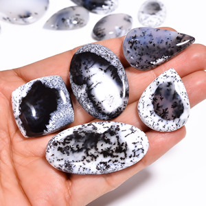 Wholesale 100% Natural Dendrite <b>Opal</b> Cabochon Quartz Gemstone Mix Shape Loose Gemstones for Jewelry Making - Product Image 6
