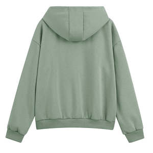 ชุดวอร์มลำลองแบบ unisex ทรงหลวม ไหล่ตก ขายดีช่วงฤดูหนาว ผลิตโดยโรงงาน รับผลิตตามสั่ง ปักลายได้ ชุดวอร์มผู้ชาย ขายส่ง - Product Image 3