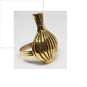 Anillo de latón y aluminio de alta calidad para decoración de banquetes de boda, servilletas redondas, Rosa - Product Image 1