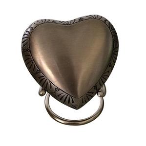 Vente en gros Urnes de crémation en argent gravé pas cher Urnes de crémation en laiton massif pour adultes - Product Image 2