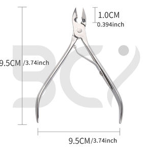 Nuevo Cortaúñas Profesional de Acero Inoxidable Premium con Abertura de Mandíbula Ancha y Cuchilla Curva, en Caja de Regalo, para Belleza - Product Image 3