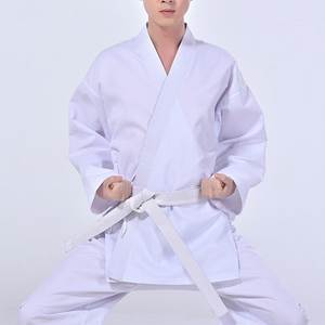 Vêtement de judo unisexe en gros, uniforme de judo 100% coton, arts martiaux, couleur blanche, hommes femmes, fabriqué au Pakistan - Product Image 3