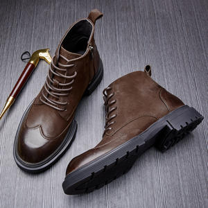 รองเท้าลำลองน้ำหนักเบาพร้อมแผ่นรองซับเหงื่อและโครงสร้างยืดหยุ่น รองเท้าใส่ได้ทุกวันสำหรับผู้ชาย รองเท้าหนัง - Product Image 2