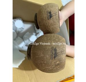 Tasse à la noix de coco écologique avec pailles Verres de haute qualité par Eco2go Vietnam Fabriqué à partir de PC pour un usage domestique - Product Image 3