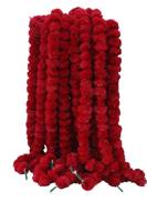 Guirlande de souci pour la décoration, longues brins de fleurs artificielles de souci pour les décorations de Diwali, fête à domicile, pooja indien