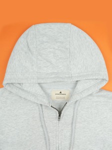 2025 gros personnalisé surdimensionné épais blanc poids lourd 400gsm à capuche 100% coton grande taille hommes sweats à capuche et sweat-shirts thermiques - Product Image 2