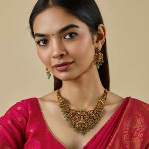 Wedding-Ready Antique Gold <b>Necklace</b> - Product Image 1