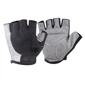 Gants de cyclisme populaires en tissu polaire, à demi-doigts, antidérapants, respirants, pour la gym et le VTT, avec logo personnalisé - Product Image 1