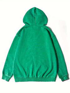 Sweat à capuche en molleton de haute qualité en coton mélangé Basics pour hommes Service OEM Conception de logo personnalisé Créez votre propre sweat à capuche Basics pour l'hiver - Product Image 4