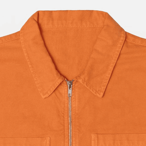 OEM Wholesale 100% Cotton Men's <b>Work</b> Jacket Custom Design Twill Jacket Heavyweight Canvas <b>Stand</b> Zipper Closure Varsity Casual - Product Image 3