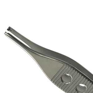 Adson Forceps Instruments 12.5cm Fine Adson Tissue Forceps Micro Plain Straight Diamond Dusted Tissue Tweezer Pliers Dental - Product Image 4