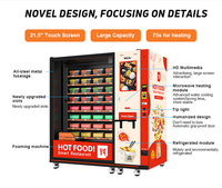 Distributeur automatique de repas chauds TCN 8V : Gagnez de l'argent 24h/24, 7j/7 – Alternative automatisée au restaurant, système à fort potentiel de profit