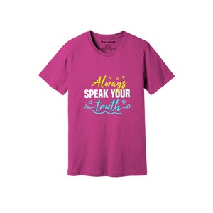 Thèmes de gentillesse imprimer 100% t-shirt en tissu de coton 160-180 à lourd GSM 12 couleurs disponibles Personnalisé votre propre conception et placement - Product Image 1